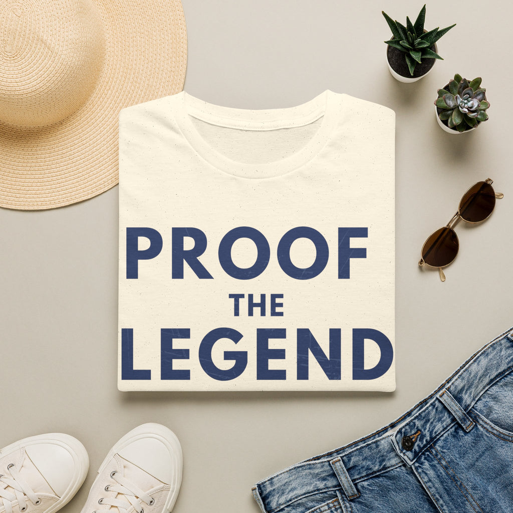 Proof The Legend Is Real Daughter Shirt | Matching Father's Day Family Shirt | Comfort Colors Natural Tee