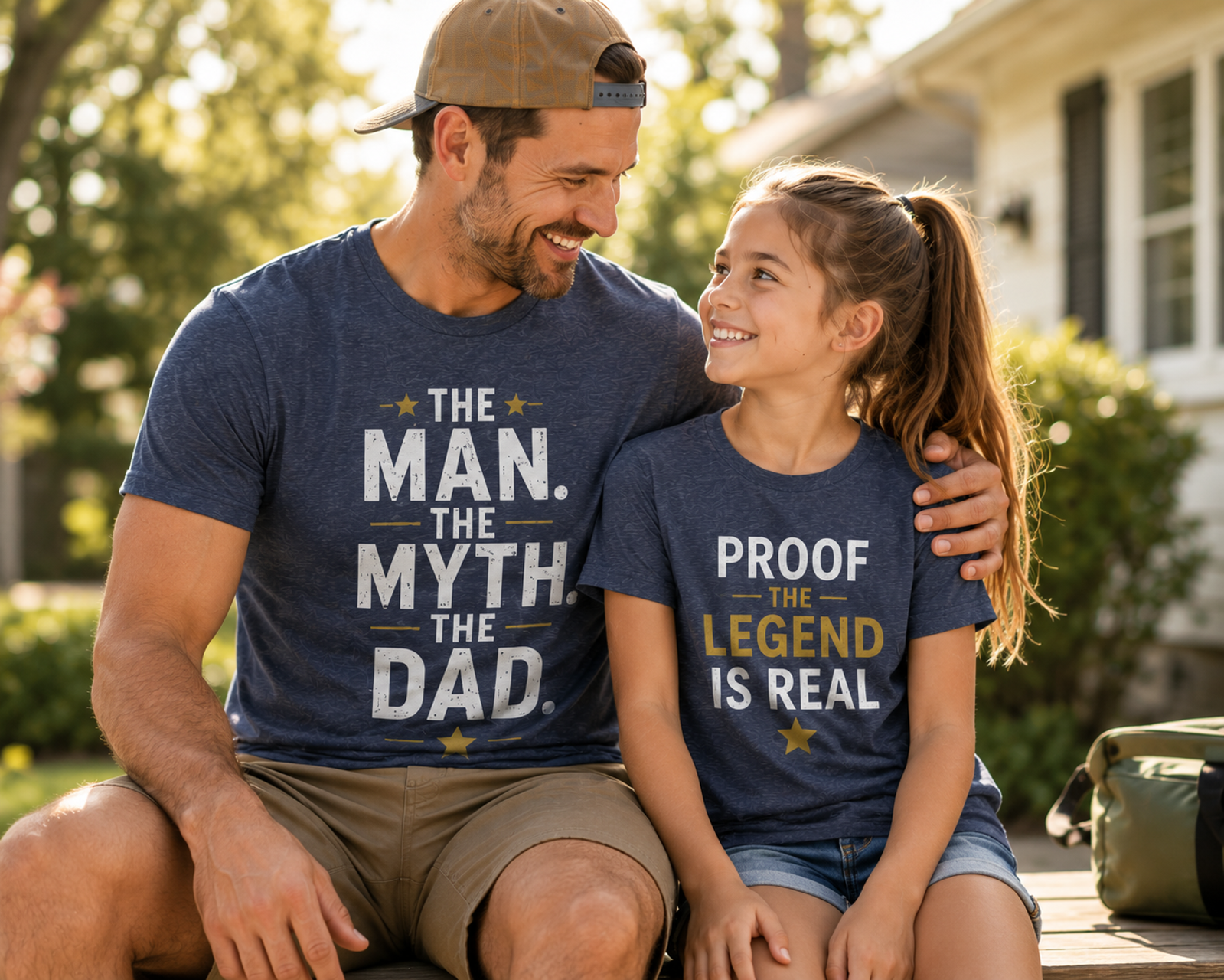 Proof The Legend Is Real Kid's Family Shirt