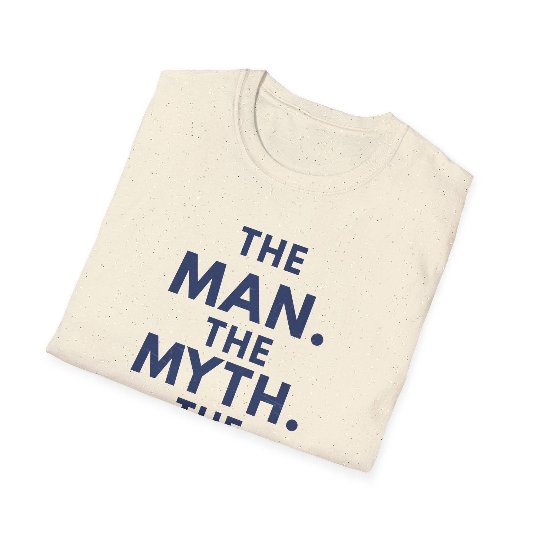 The Man. The Myth. The Dad.™ | Premium Comfort Colors® Natural Tee | Father's Day Family Shirt